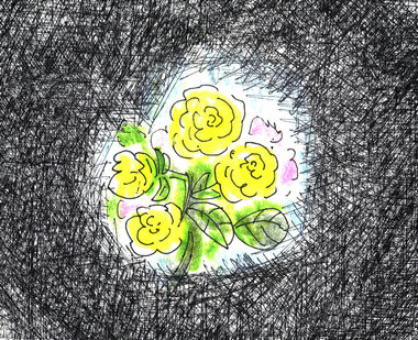 kuminさんの花のオマージュ