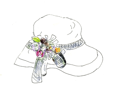 kuminさんの帽子が・・